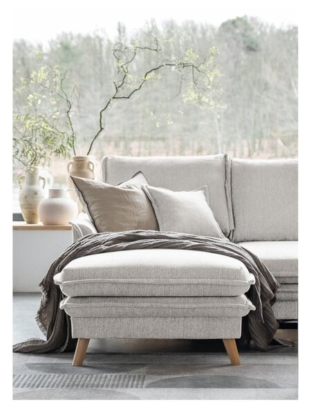 Divano letto angolare beige (angolo sinistro) Charming Charlie - Miuform