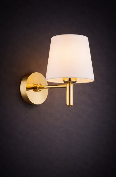 Brilagi - Applique da parete MONTE 1xE27/15W/230V crema/oro