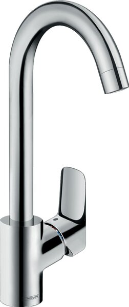 Miscelatore per lavello hansgrohe Logis con bocca girevole cromata, 1 pz