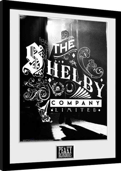 Quadro Peaky Blinders - Shelby Company, Poster Incorniciato