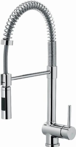 Paffoni Stick - Miscelatore per lavello con braccio flessibile, cromo SK179CR