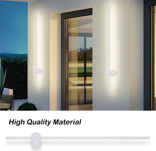 Brilagi - AURA Applique per esterni LED/20W/230V 3000K IP54 97 cm bianca CRI 90