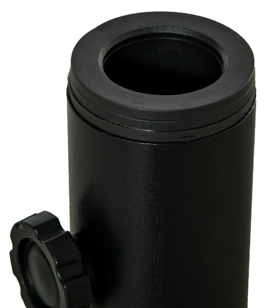 VivaGarden Base per Ombrellone da Giardino in Metallo 12x12x30 cm colore Nero