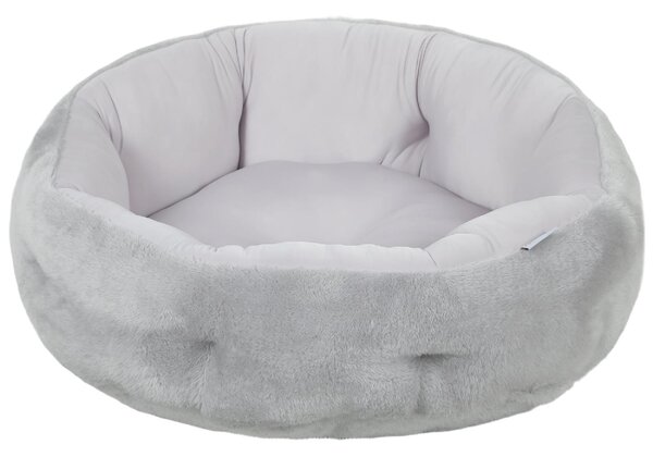 AllMyPets Cuccia per Gatti e Cani di Piccola Taglia da Interno Reversibile colore Grigio Chiaro