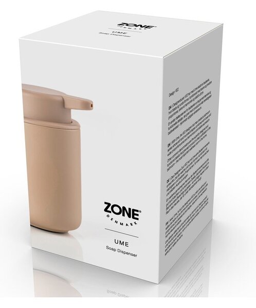 Dispenser per sapone beige in gres 250 ml Ume – Zone