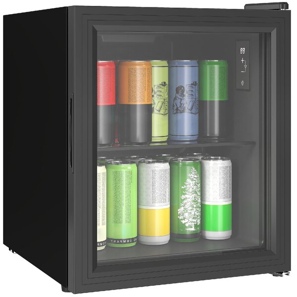 DecHome Mini Frigo Frigobar 46 Litri Classe D Raffreddamento Statico colore Nero - 0BKV361