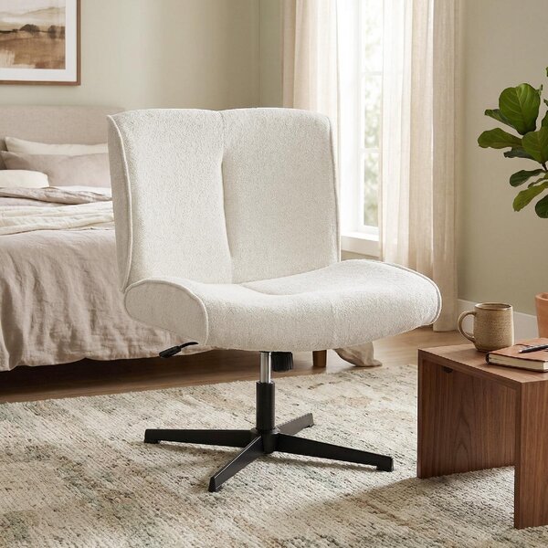 DecHome Poltrona Moderna in Velluto Dimensioni 63x75x90 cm colore Crema