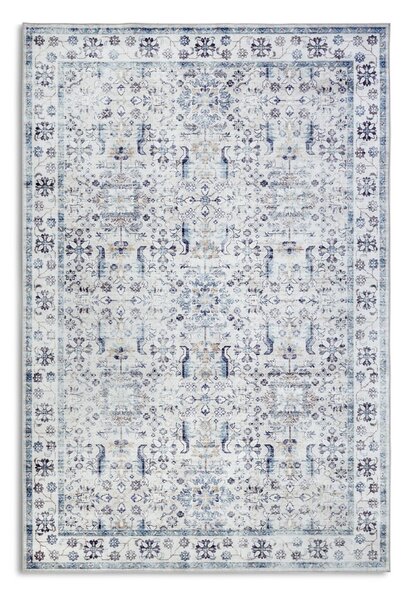 Tappeto azzurro 120x160 cm Saveh Cream Blue - Elle Decoration