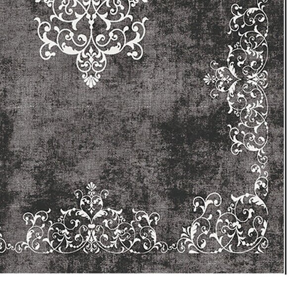 Set di tappetini per il bagno grigi 2 pz 60x100 cm – Foutastic