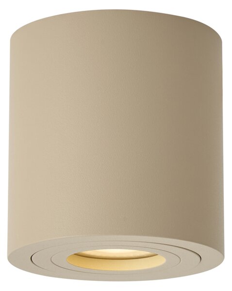 Faretto da soffitto moderno tortora GU10 50mm IP44 - Capa