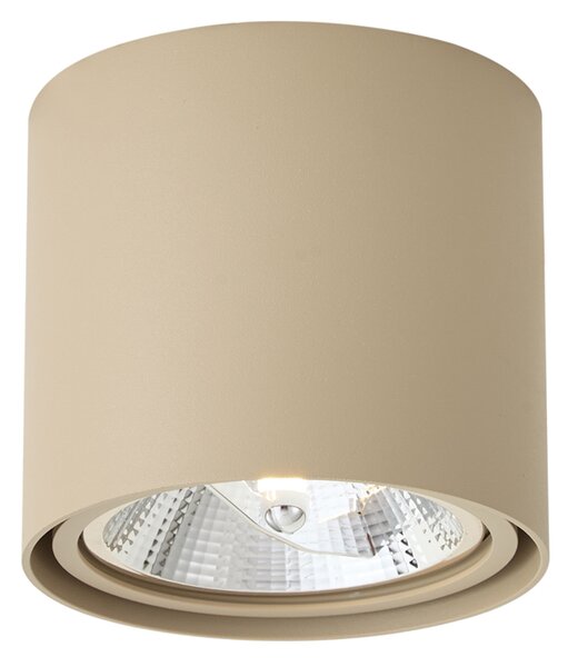 Faretto da soffitto moderno orientabile tortora GU10 AR111 - Impact