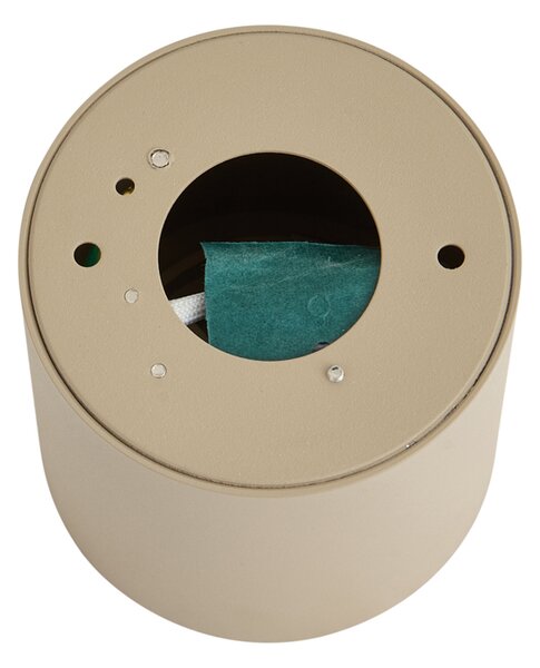 Faretto da soffitto moderno tortora GU10 50mm IP44 - Capa