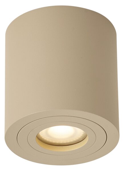 Faretto da soffitto moderno tortora GU10 50mm IP44 - Capa