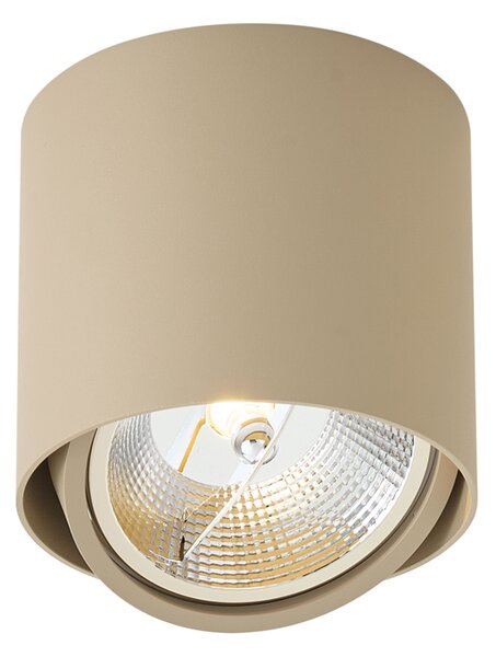 Faretto da soffitto moderno orientabile tortora GU10 AR111 - Impact