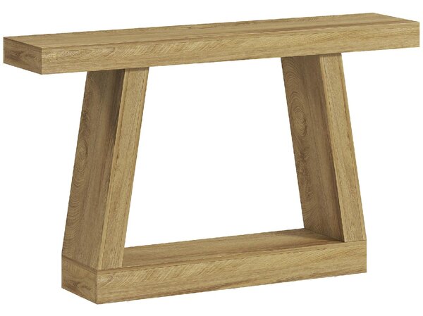 DecHome Tavolo Consolle Ingresso Design Moderno Dimensioni 140x30x83 cm colore Rovere