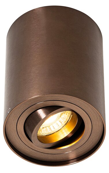 Faretto da soffitto moderno bronzo scuro orientabile e girevole - Rondoo Up