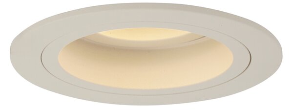 Set di 6 faretti da incasso moderni beige GU10 50mm orientabili e inclinabili - Chuck