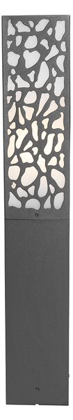 Paletto da giardino moderno nero 60 cm IP44 - Nicole