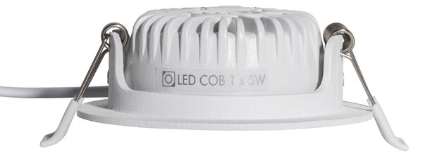 Set di 6 Faretti da Incasso Moderni Bianchi 8,2 cm Incl. LED IP54 Ultra Sottili - Pupil