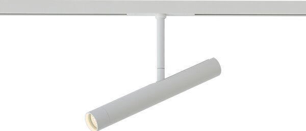 Faretto bianco moderno per sistema a binario monofase - Slimline Avery