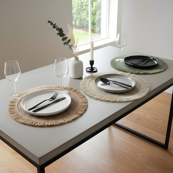 Tovaglietta ø 38 cm Pepita – douceur d'intérieur
