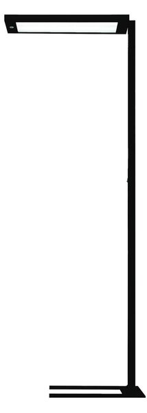 Waldmann Lampada LED da pavimento Lavigo Core DPS 12500/840/R/G1 nera, sensore 12500/840/R/G1, dimmerabile, Nero, Studio / Ufficio, Metallo, Moderno
