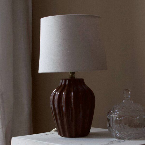 PR Home Lampada da tavolo Lyon, Marrone / Ruggine, Corridoio, Ceramica, Scandinavo, Lampada da tavolo
