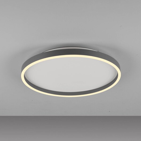 JUST LIGHT. GmbH Plafoniera soffitto Madlen, dimmerabile, Nero, Soggiorno / Sala da pranzo, Metallo, Moderno, Plafoniera