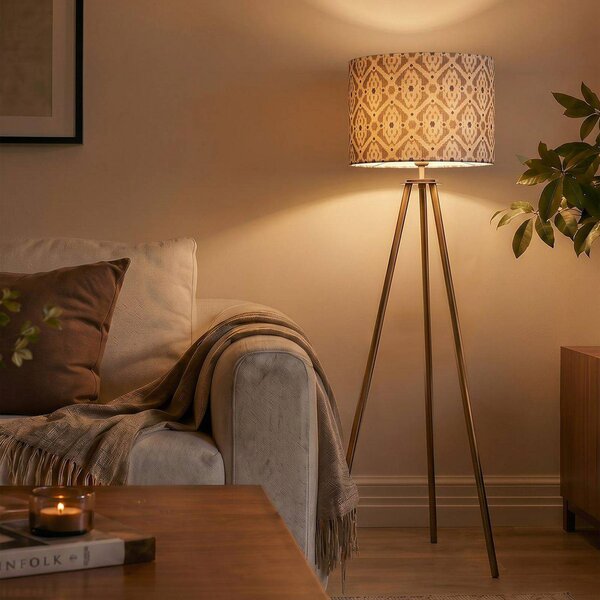 PR Home Lampada da terra Base, Bronzo / Ottone antico, Soggiorno / Sala da pranzo, Metallo, Scandinavo, Lampada da terra