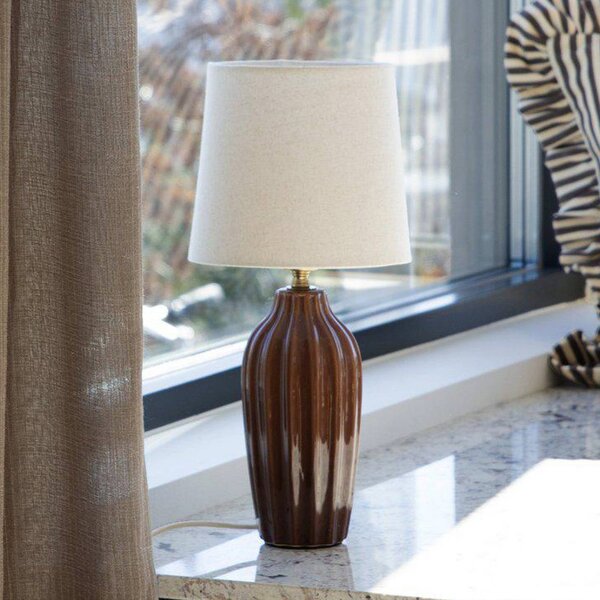 PR Home Lampada da tavolo Lyon, Marrone / Ruggine, Corridoio, Ceramica, Scandinavo, Lampada da tavolo