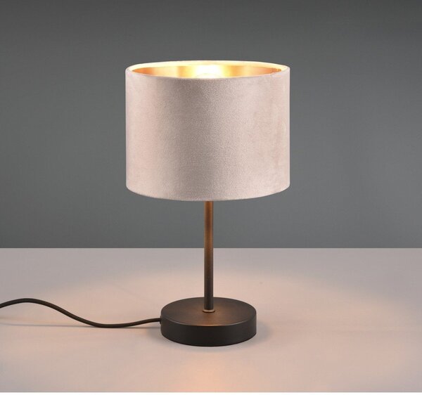Lampada da tavolo nera e beige (altezza 33 cm) Julieta - Trio