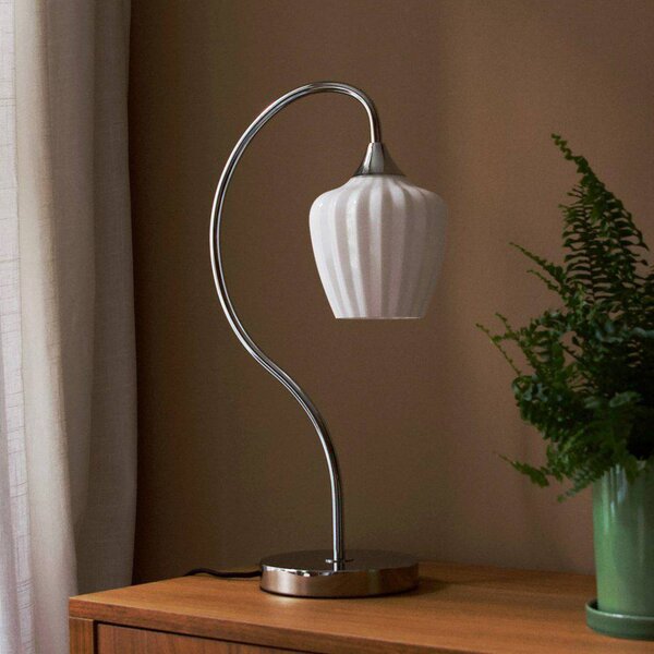 PR Home Lampada da tavolo Amalfi, Cromo / Argento, Corridoio, Metallo, Scandinavo, Lampada da tavolo