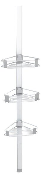 Mensola da bagno telescopica color argento opaco in alluminio Purio – Wenko