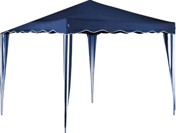 Gazebo in acciaio e poliestere blu 3x3 mt Marilia