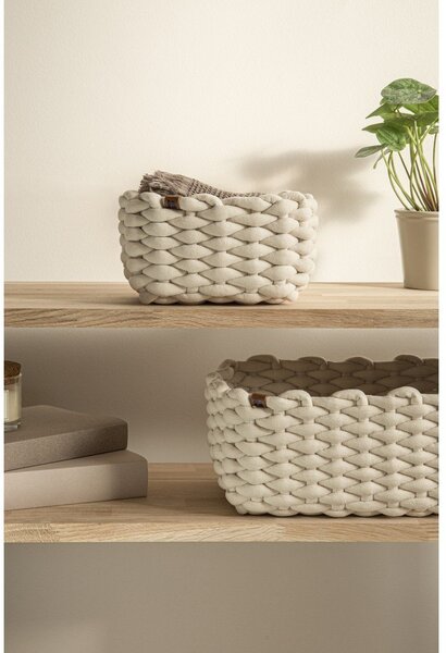 Cesto in tessuto 20x15x11 cm Peach Skin S – Bigso