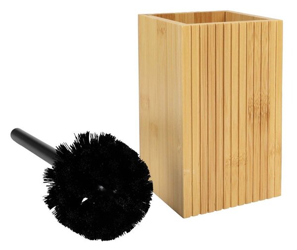 Scopino WC di colore naturale in bambù Hanoi – douceur d'intérieur