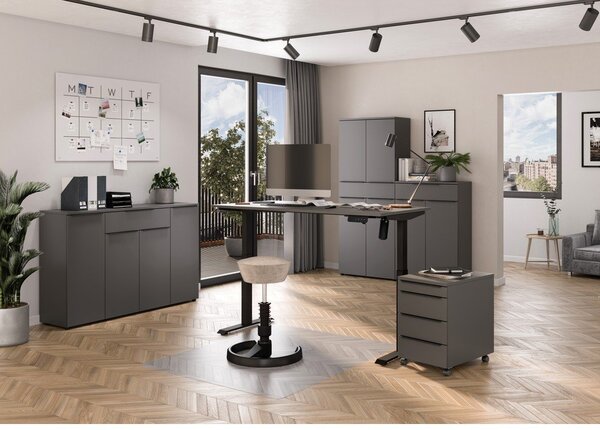 Scrivania con altezza regolabile elettricamente 80x140 cm Boras – Germania