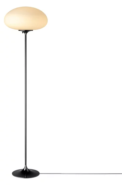 GUBI Lampada da terra Stemlite, dimmerabile, Cromo / Argento, Soggiorno / Sala da pranzo, Metallo, Design, Lampada da terra