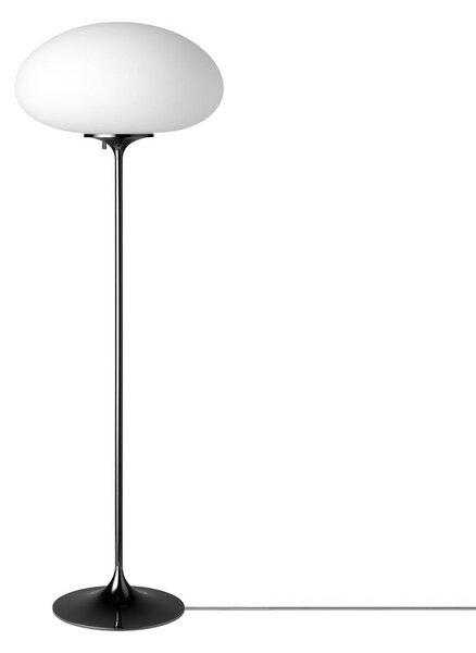 GUBI Lampada da terra Stemlite, dimmerabile, Cromo / Argento, Soggiorno / Sala da pranzo, Metallo, Design, Lampada da terra