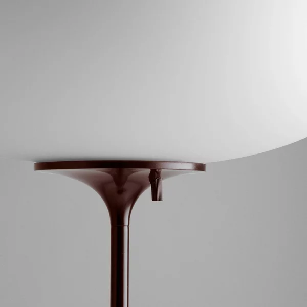 GUBI Lampada da terra Stemlite, dimmerabile, Rosso, Soggiorno / Sala da pranzo, Metallo, Design, Lampada da terra