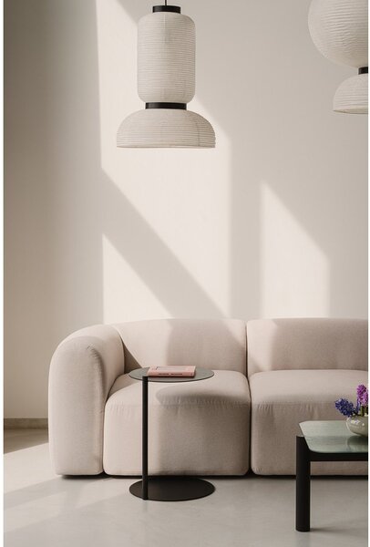 Tavolino rotondo in acciaio 41x40 cm Ande – noo.ma