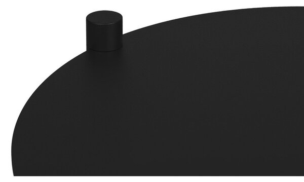 Tavolino rotondo in acciaio 41x40 cm Ande – noo.ma