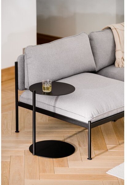 Tavolino rotondo in acciaio 41x40 cm Ande – noo.ma
