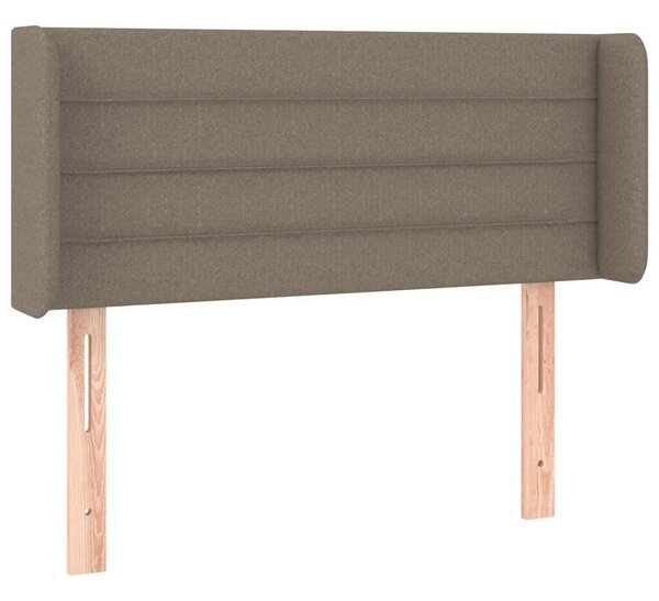 Testiera ad Orecchio Tortora 83x16x78/88 cm in Tessuto