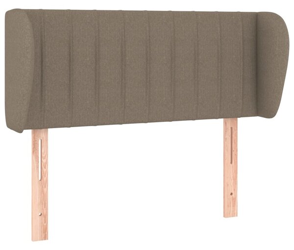 Testiera ad Orecchio Tortora 103x23x78/88 cm in Tessuto
