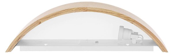 Applique Cleo D1DR410 TEMAR LIGHTING, dimmerabile, Legno chiaro, Soggiorno / Sala da pranzo, Legno, Moderno, Applique