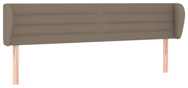 Testiera ad Orecchio Tortora 163x23x78/88 cm in Tessuto