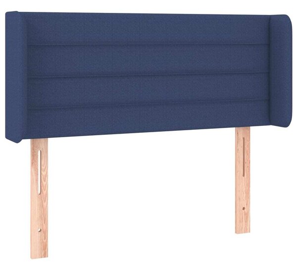 Testiera ad Orecchio Blu 83x16x78/88cm in Tessuto