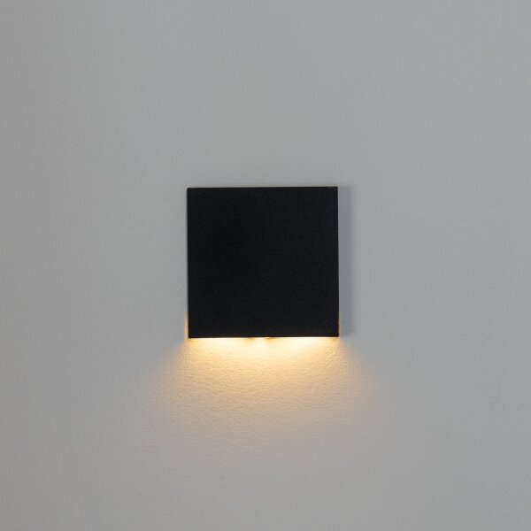 Kanlux 90824 - Lampada per scale MAGNIK LED/1,7W/230V CCT, nera squadrata