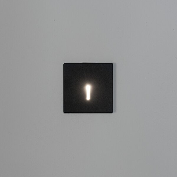 Kanlux 90792 - Lampada LED per scale MAGNIK LED/1,7W/230V CCT nera squadrata